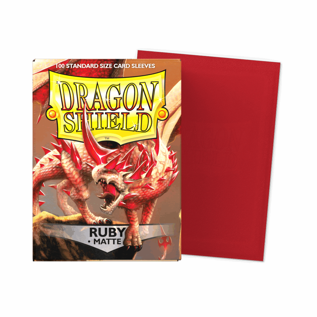 Boîte de 100 ct - Pochettes mates bleu nuit - DRAGON SHIELD
